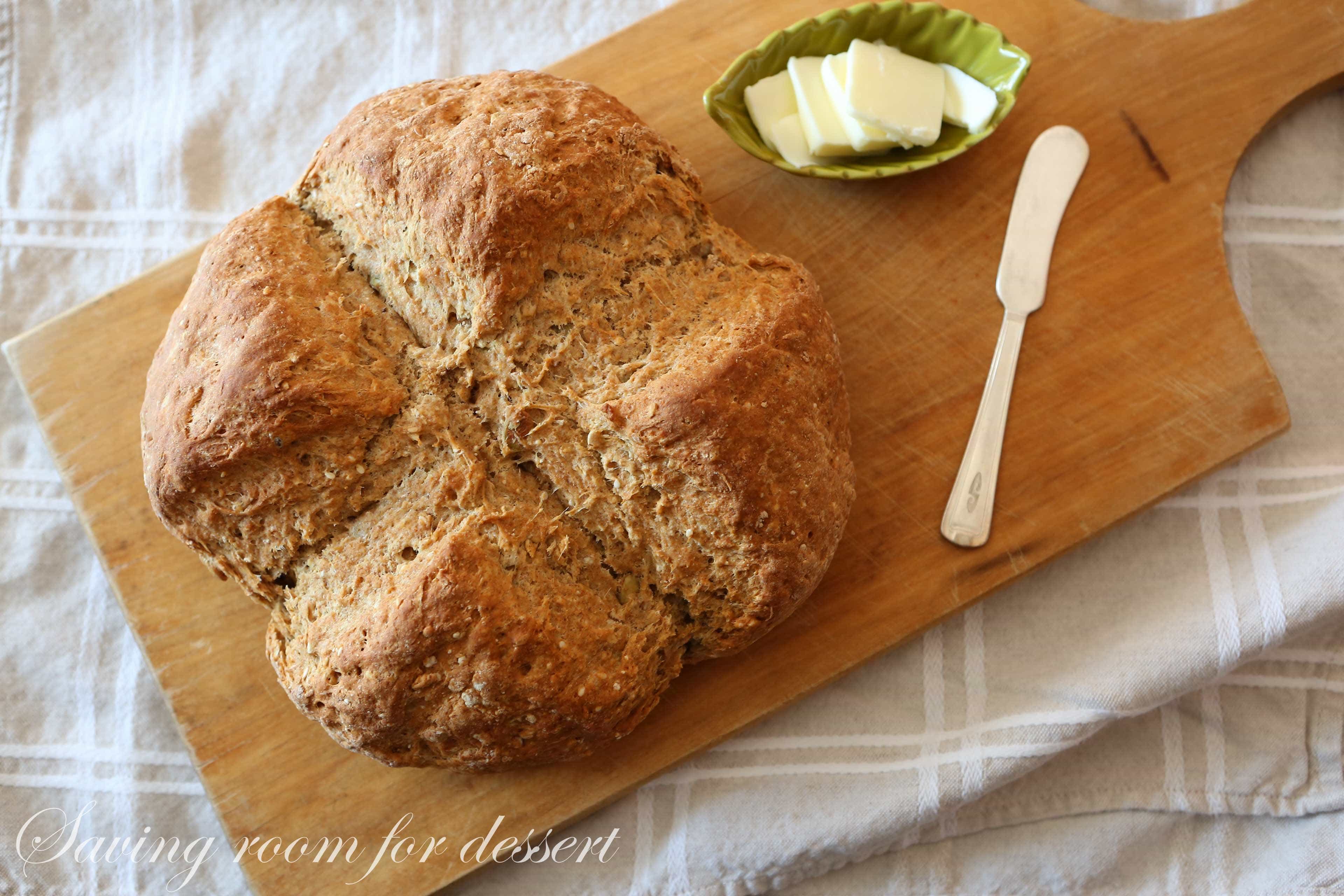 Brown Irish Soda Bread - Saving Room for Dessert