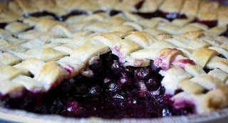  together with nosotros started off amongst a fresh huckleberry for my hubby 1.  Fresh Blueberry Pie