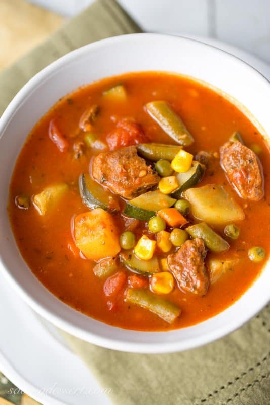 Hearty Homemade Vegetable Beef Soup