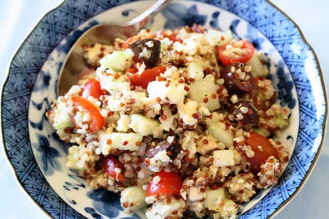 mediterranean quinoa salad