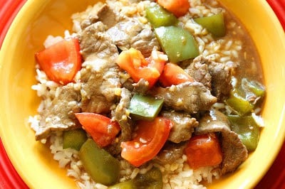 green pepper steak