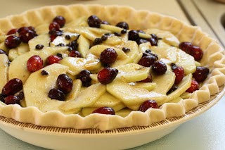Apple, Cranberry & Currant Crumb Pie