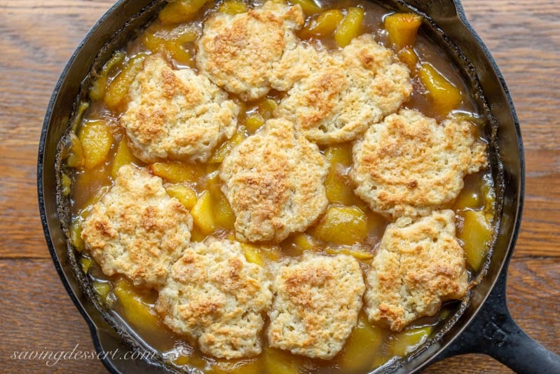image of Peach Cobbler recipe by Saving Room for Dessert