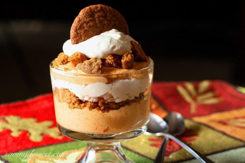 Pumpkin Mousse & Ginger Snap Parfait