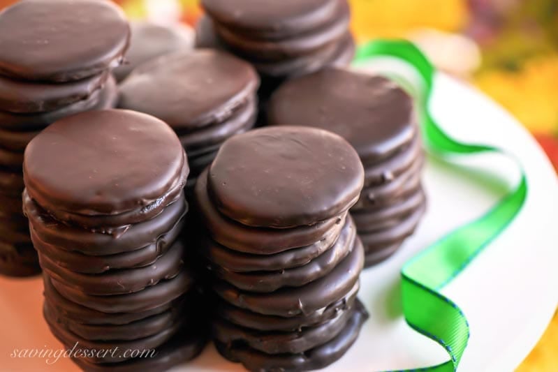 homemade thin mint cookies