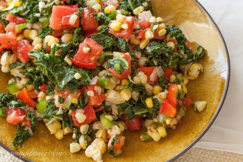 Cajun Corn & Kale Salad