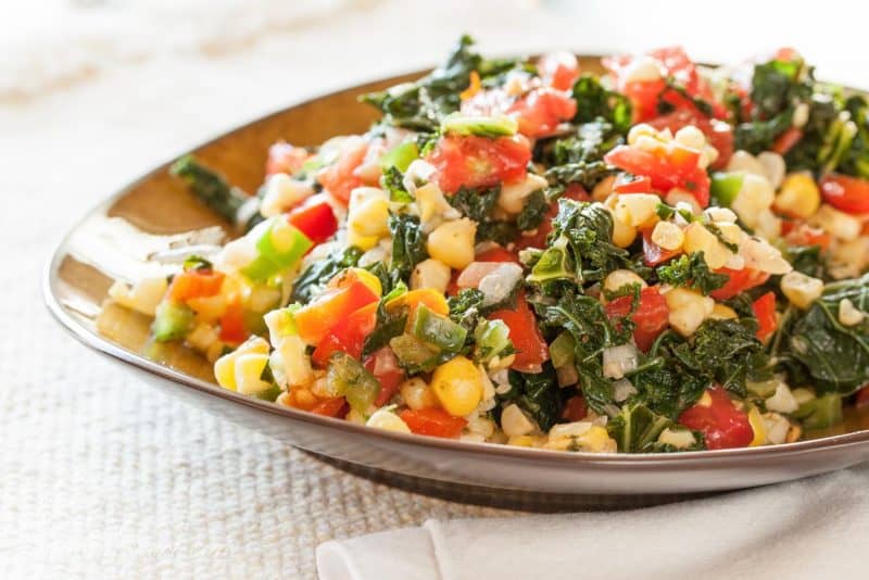 Cajun Corn & Kale Salad