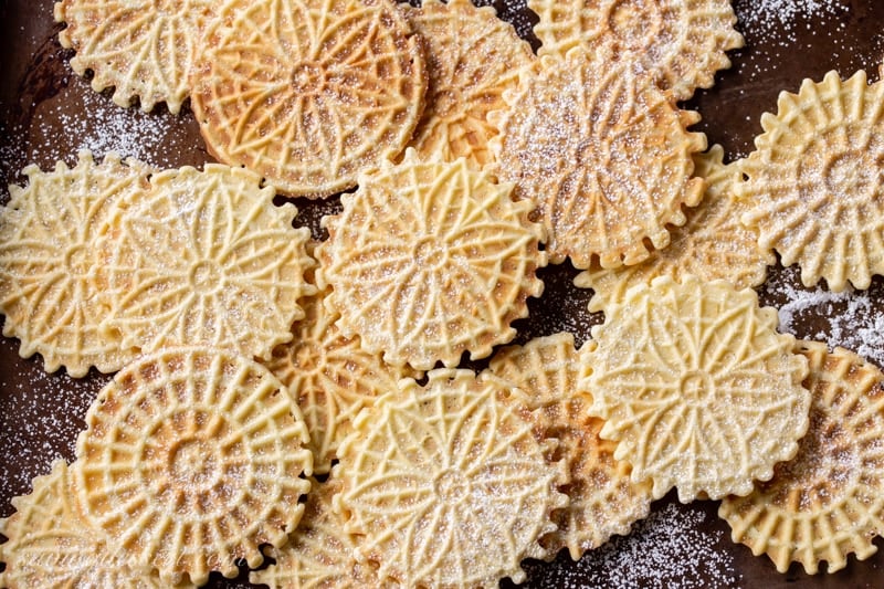 Pizzelles Saving Room for Dessert