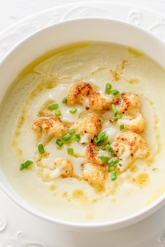 Creamy Cauliflower Soup - anything but boring!