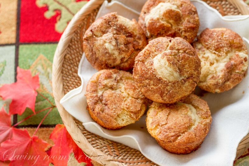 Snickerdoodle Muffins | www.savingdessert.com