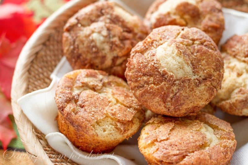 Snickerdoodle Muffins | www.savingdessert.com