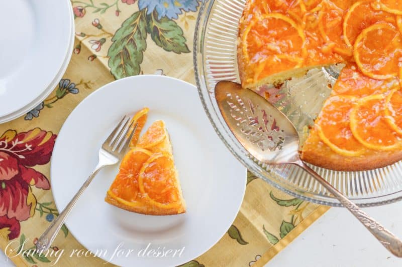 Orange Marmalade Cake ~ Moist and tender and loaded with orange flavor - a ray of sunshine on a plate! www.savingdessert.com