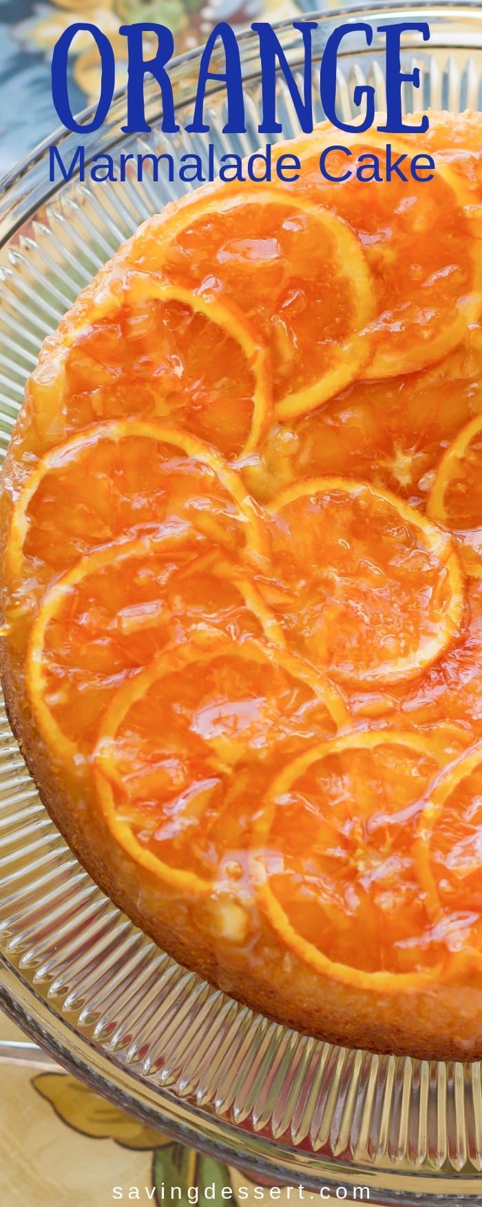 Orange Marmalade Cake ~ Moist and tender and loaded with orange flavor - a ray of sunshine on a plate! #orangecake #cake #marmaladecake #orangemarmaladecake #easycake #orange