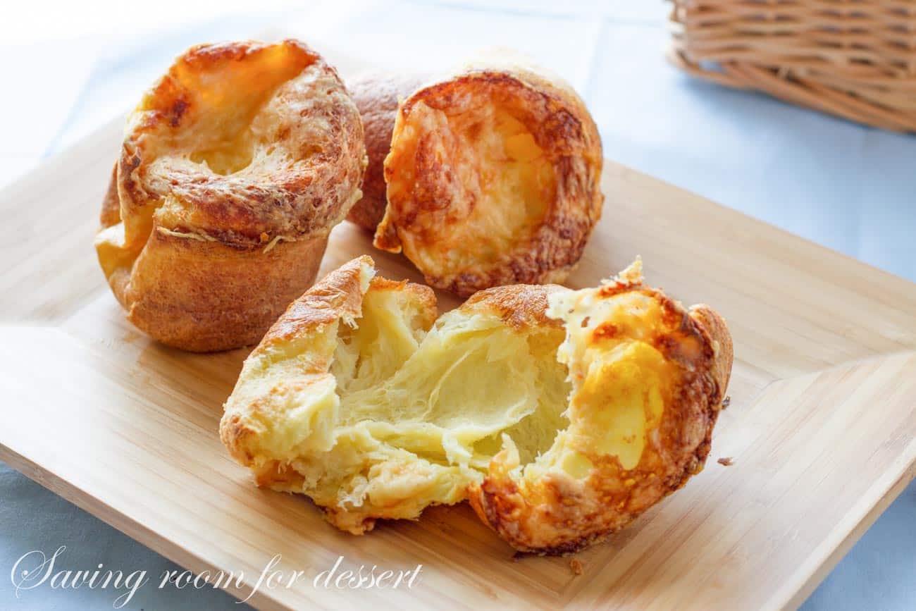 Gruyére Popovers Recipe Saving Room for Dessert