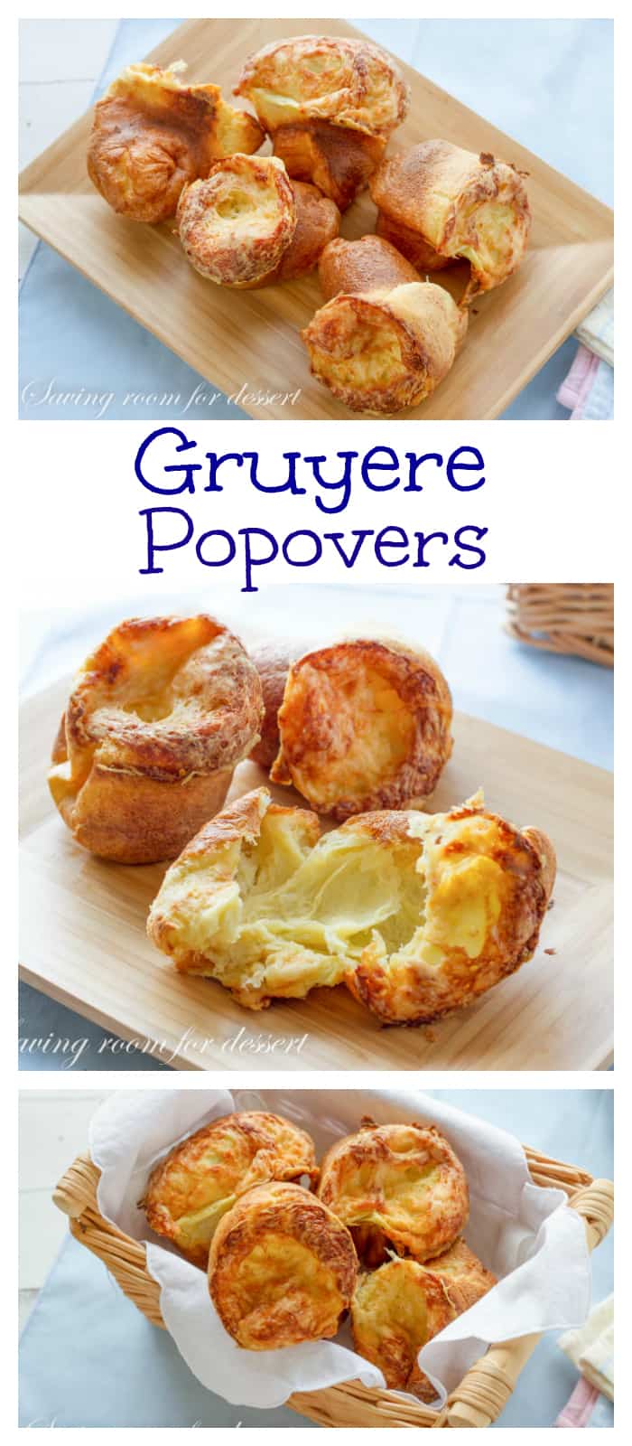 Gruyére Popovers Recipe Saving Room for Dessert