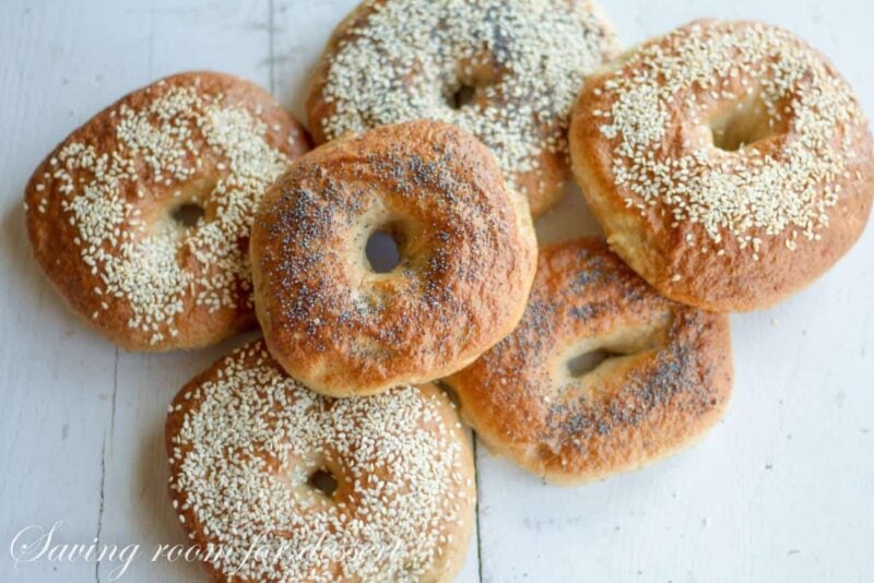 Homemade Bagels | www.savingdessert.com