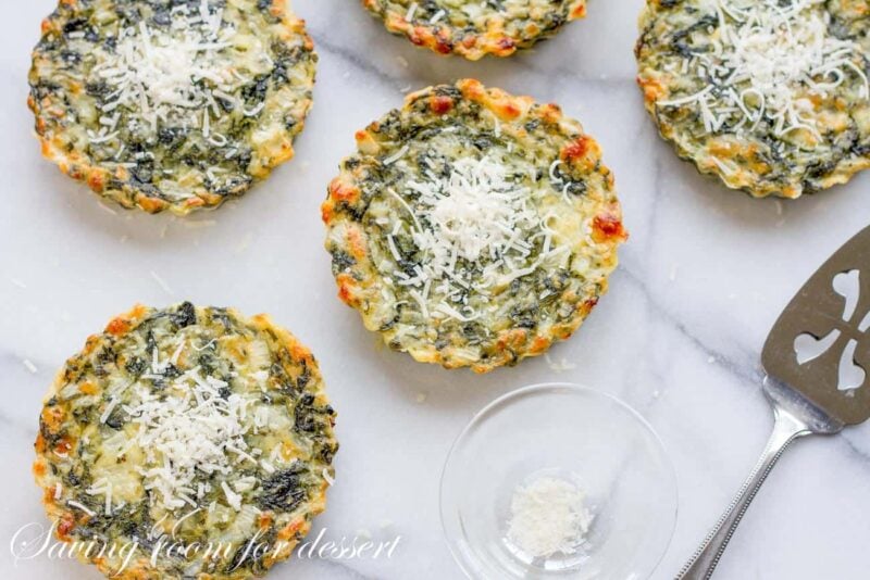 Spinach Tarts - An Irish Recipe from www.savingdessert.com