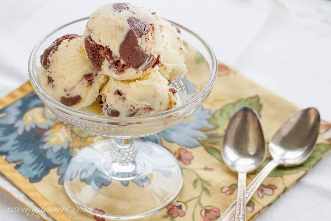 Peanut Butter Fudge Ripple Ice Cream Saving Room for Dessert