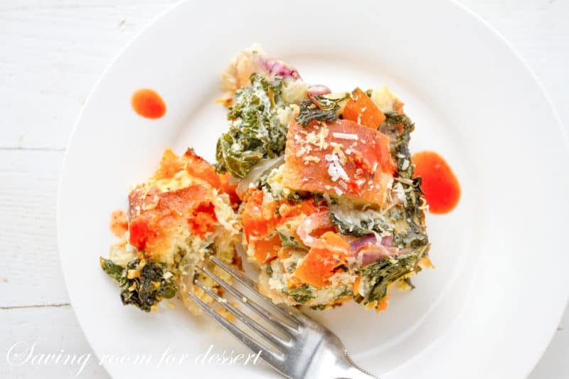 Butternut Squash & Kale Strata