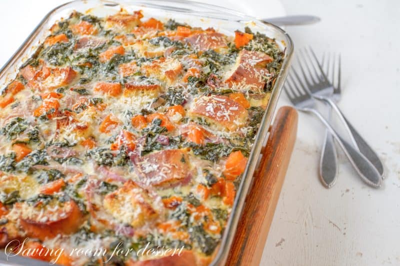 Butternut Squash & Kale Strata