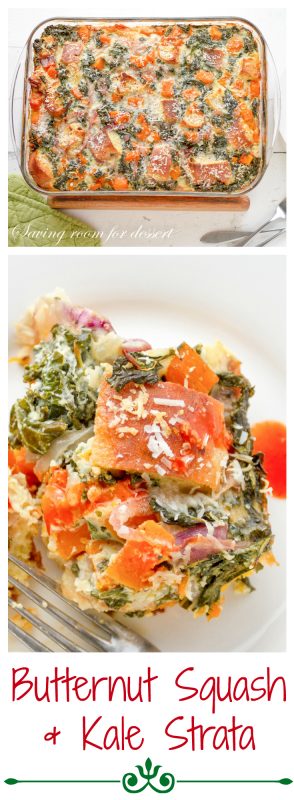 Butternut Squash & Kale Strata