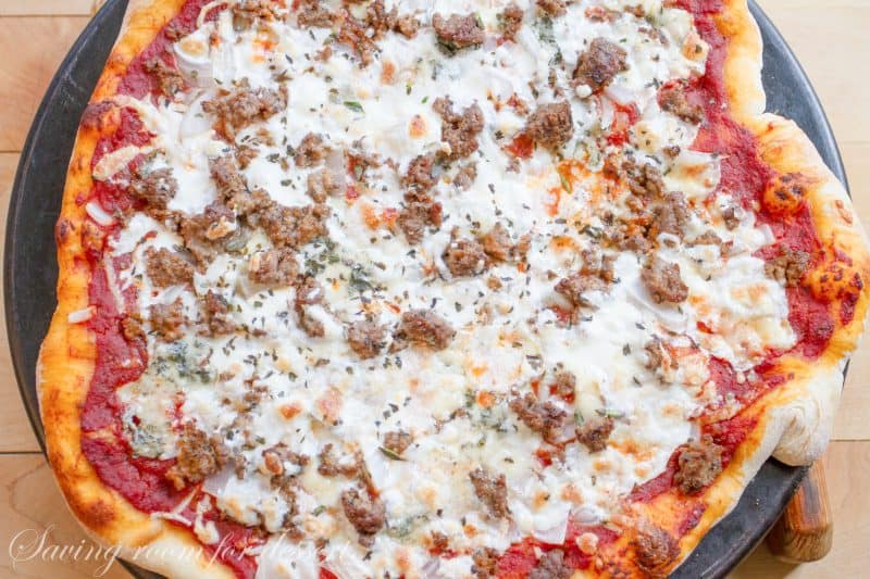 Homemade Pizza Crust & Pizza Sauce