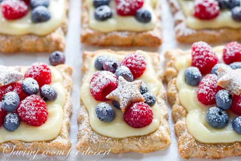 Star-Studded Tarts with Vanilla Pastry Cream