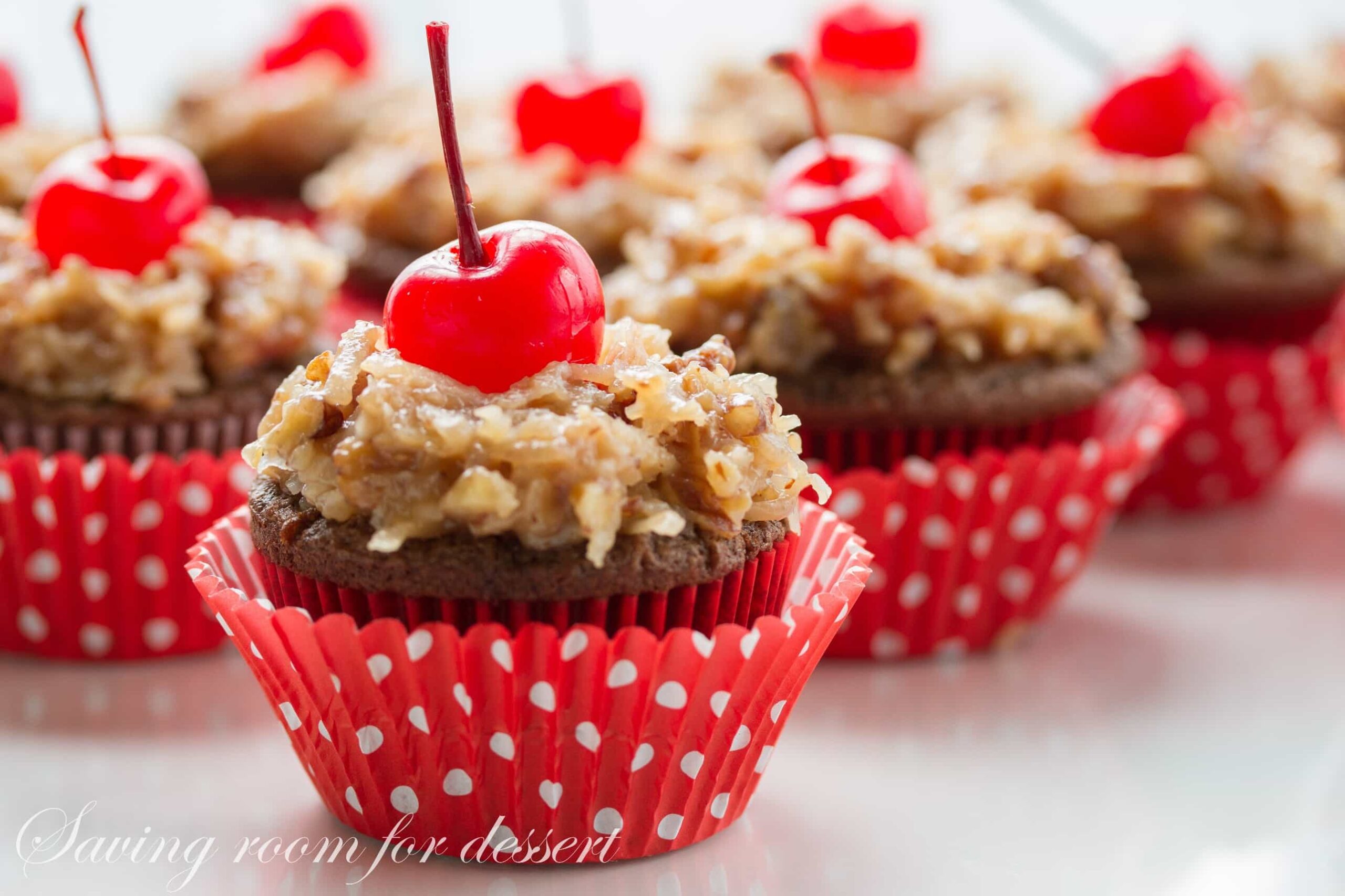 German chocolate cupcakes discount