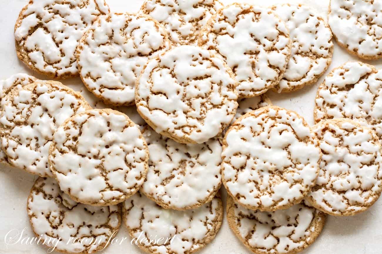 Biscoitos de aveia gelados à moda antiga