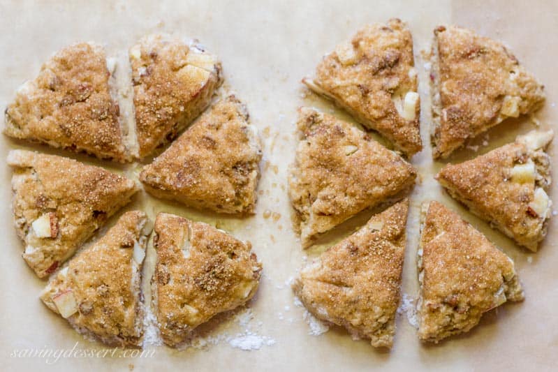  light together with fluffy amongst a crispy sweetness crust Apple Cinnamon Scones