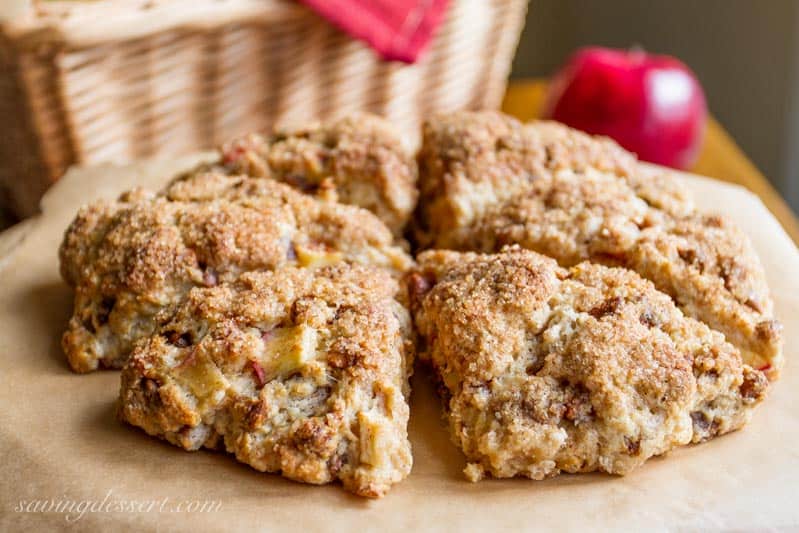  light together with fluffy amongst a crispy sweetness crust Apple Cinnamon Scones