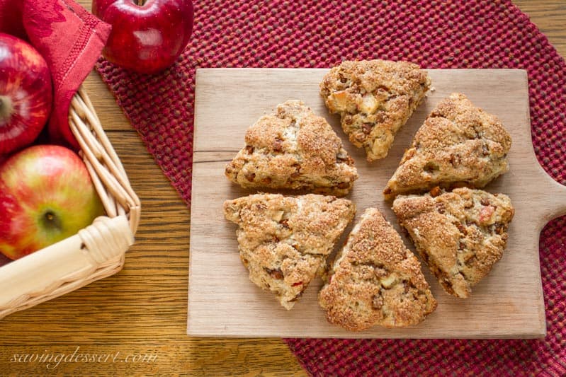  light together with fluffy amongst a crispy sweetness crust Apple Cinnamon Scones