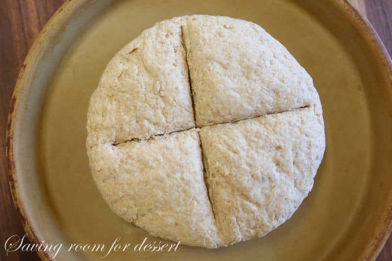 Fresh Baked Brown Irish Gaelic Soda Bread with an amazing crust Brown Irish Gaelic Soda Bread