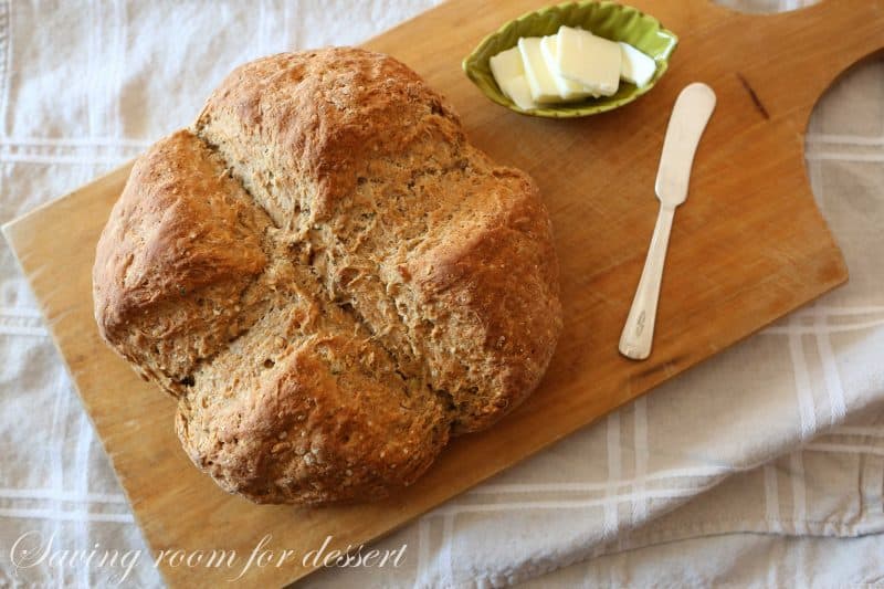 Fresh Baked Brown Irish Gaelic Soda Bread with an amazing crust Brown Irish Gaelic Soda Bread