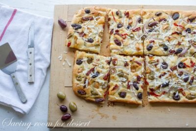 I was overcome alongside a serious craving for olives as well as I Olive, Onion Dominicus Dried Tomato Focaccia