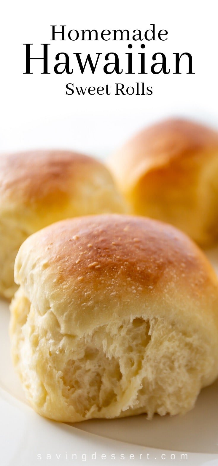 homemade Hawaiian sweet rolls