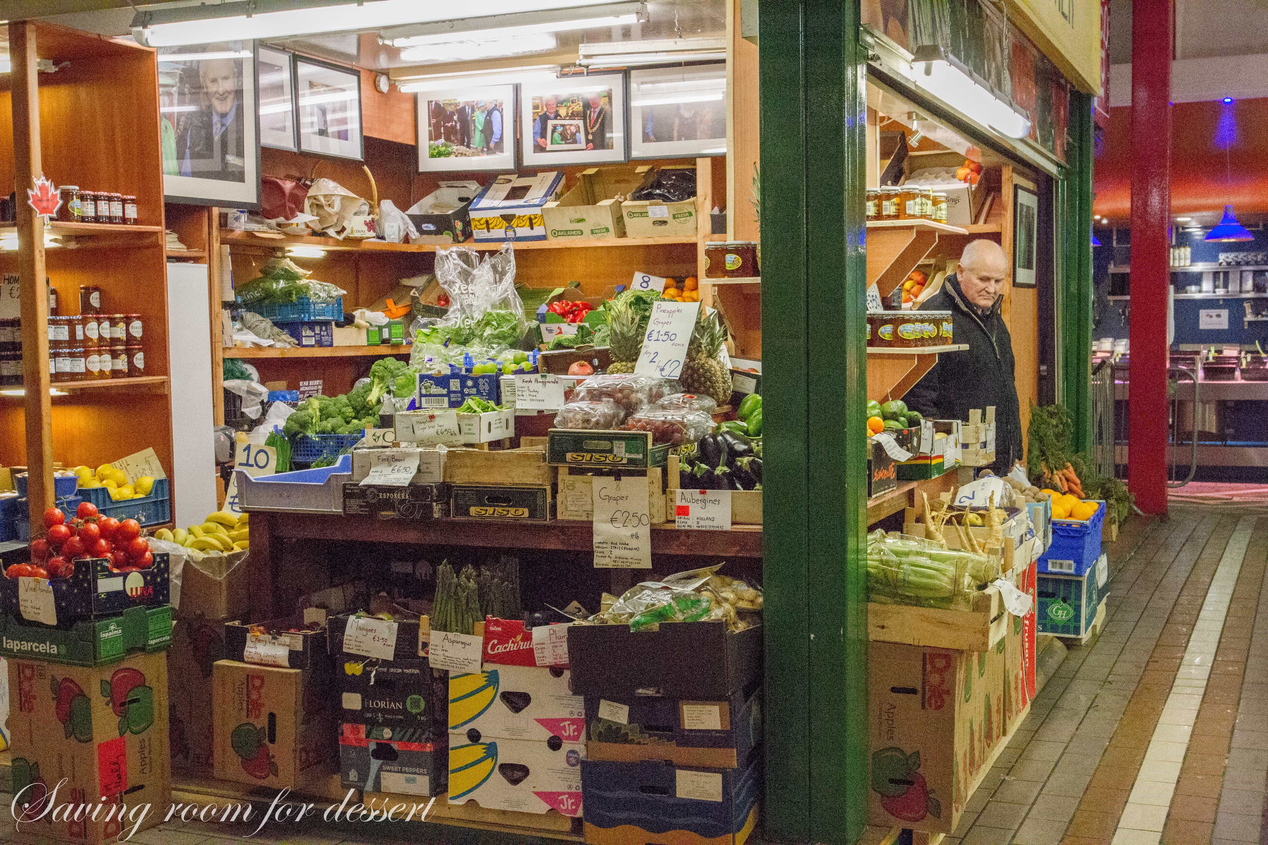 Cork Ireland a visit to The English Market Saving Room for Dessert