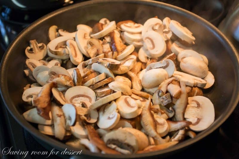 Wild Rice and Mushroom Pilaf -An easy and delicious make-ahead side dish. Loaded with a variety of mushrooms, this pilaf is filling with a nutty flavor from the wild rice blend.