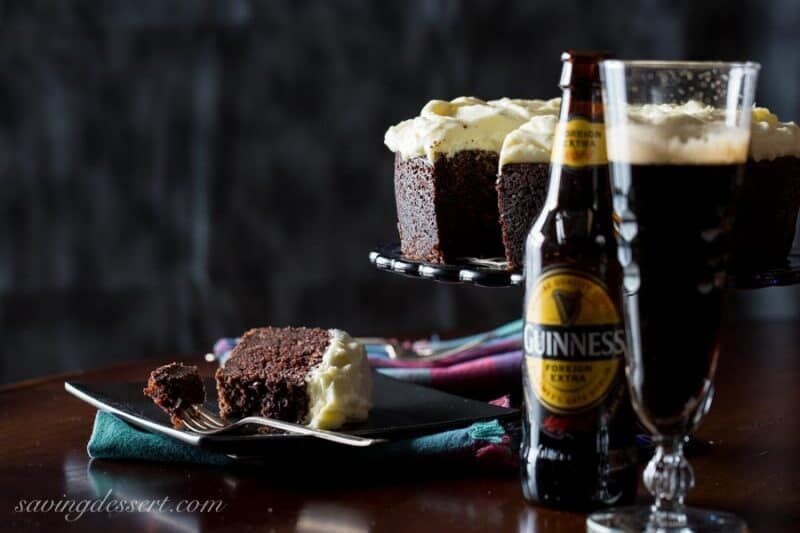 Guinness Chocolate Cake ~ from www.savingdessert.com