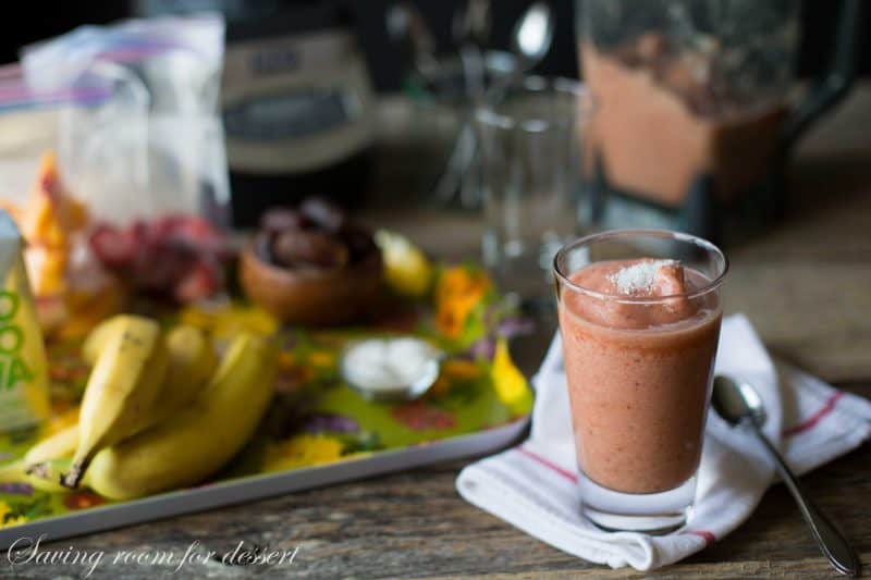 Strawberry Peach Smoothie-2