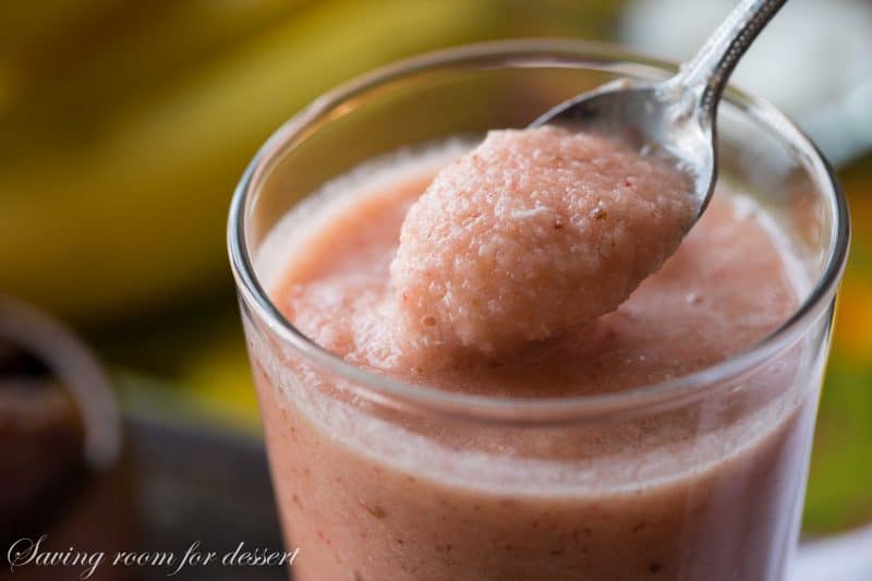 Strawberry Peach Smoothie-5