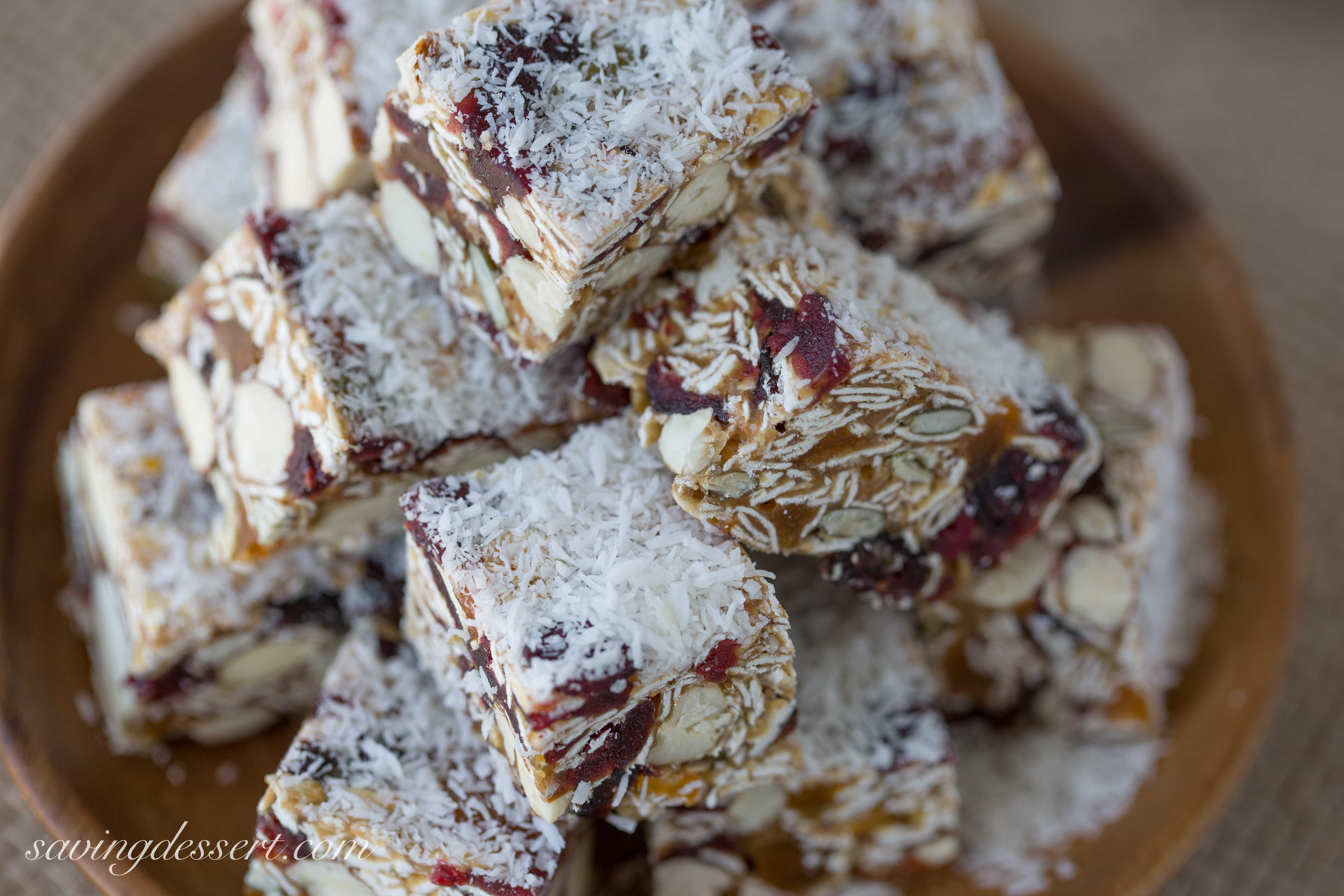Chewy Fruit & Nut Bars10 Saving Room for Dessert