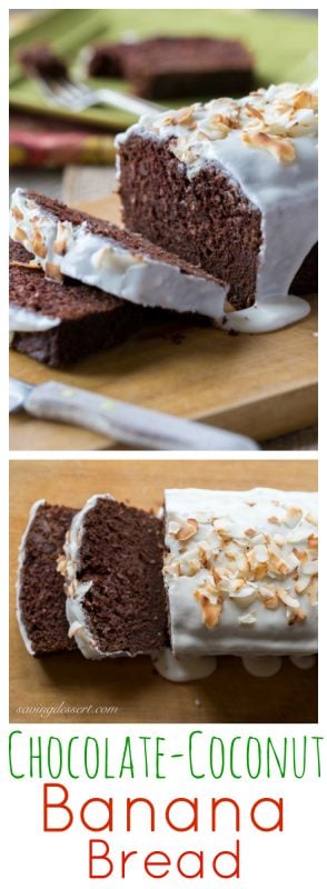 Chocolate Coconut Banana Bread