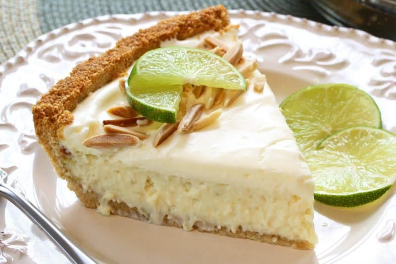 Key Lime Pie with Almonds