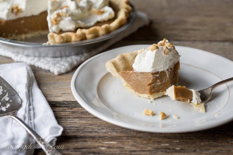 Old Fashioned Butterscotch Pie | www.savingdessert.com