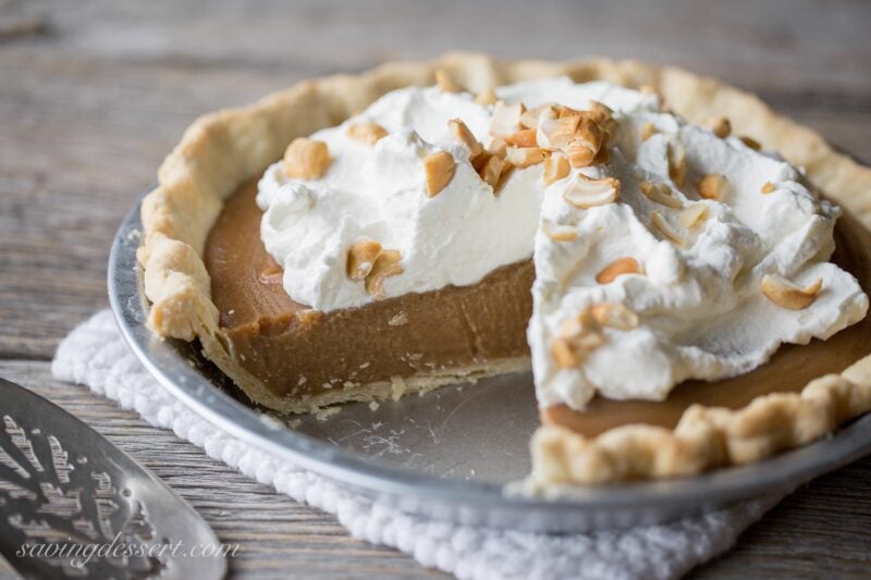 Old Fashioned Butterscotch Pie | www.savingdessert.com