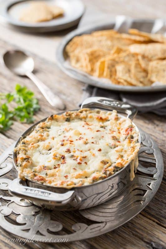 Spicy Southwestern Spinach Dip | Savingdessert.com