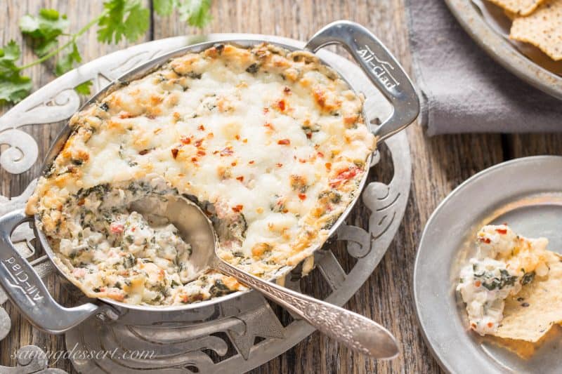 Spicy Southwestern Spinach Dip | Savingdessert.com