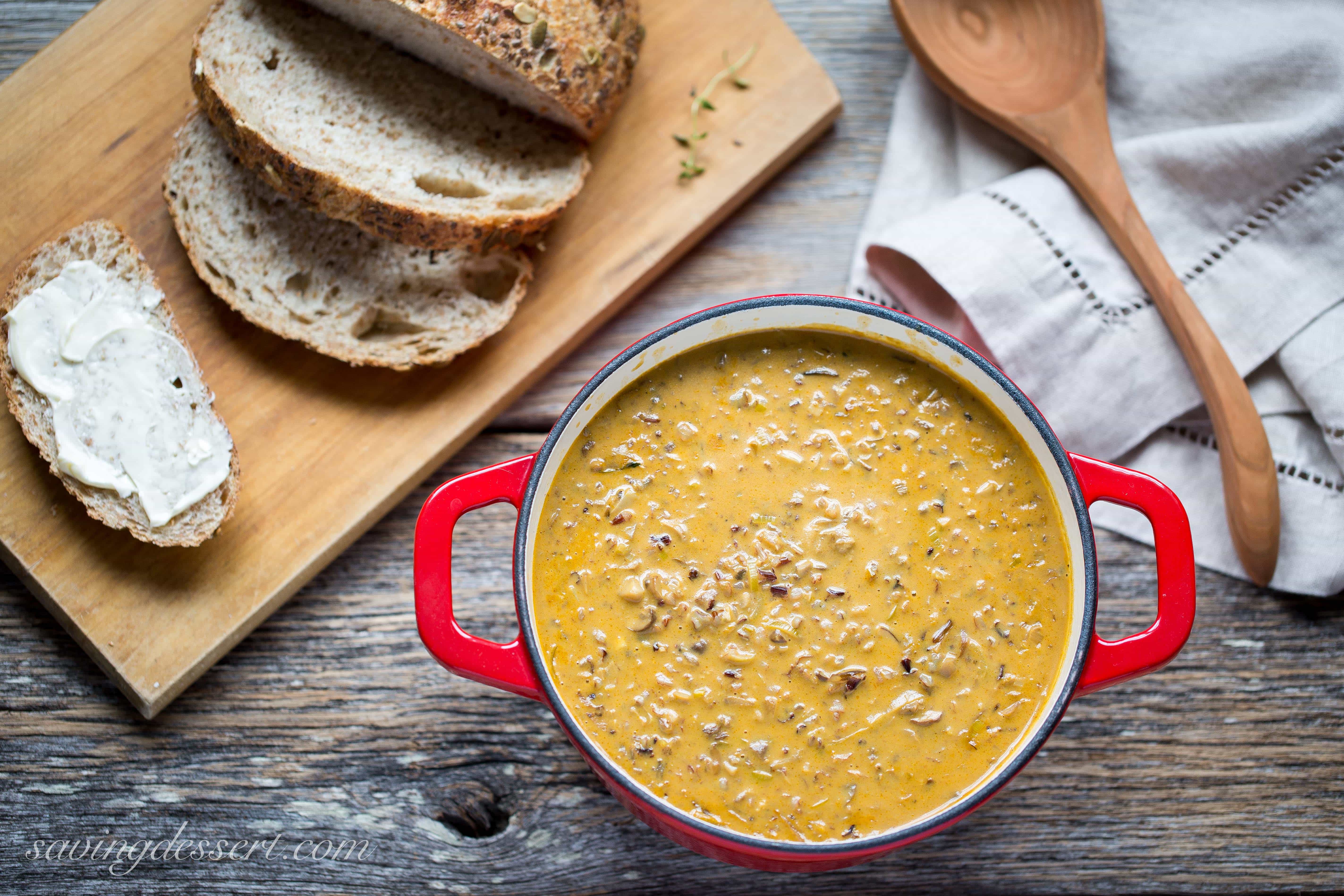 Wild Rice & Mushroom Soup-image