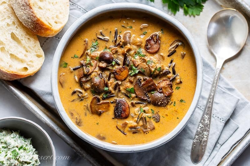 Fresh Wild Mushroom Soup Recipe